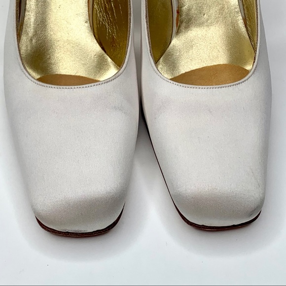 Bruno Magli Chablis White Crystal Ankle Dress Shoe - Picture 6 of 14